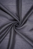 Charcoal Grey Plain Dyed Kiana Silk