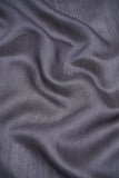 Charcoal Grey Plain Dyed Kiana Silk