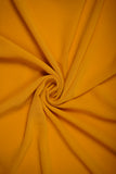 Bright Yellow Dyed Nova Georgette