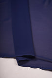 Navy Blue Dyed Nova Georgette