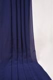 Navy Blue Dyed Nova Georgette