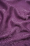 Plum Purple Plain Dyed Dyna Velvet