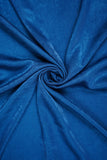 Regal Blue Plain Dyed Dyna Velvet