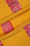 Bandhani Geometric Pattern Position Printed on Muslin fabric