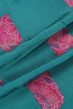 Bandhani Geometric Pattern Position Printed on Muslin fabric