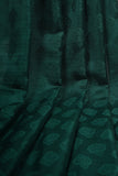 Dark Green Leaf Alina Jacquard