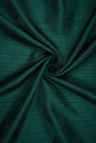 Dark Green Leaf Alina Jacquard