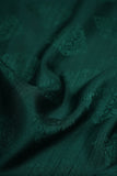 Dark Green Leaf Alina Jacquard