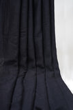 Charcoal black Dyed Peona Silk