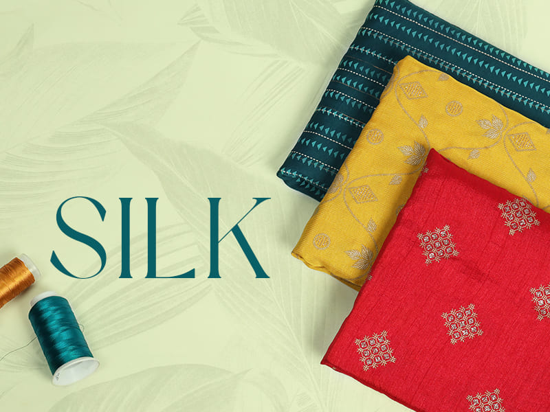 Buy Two Tone Berry Blue Plain Pure Silk Fabric Online – Saroj Fabrics