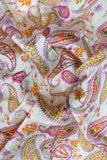 Striking Paisley Pattern Digitally Printed on Ananya Silk