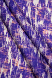 Purple Heather Abstract Pattern Digitally Printed on Charmie Satin