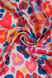 Funky Abstract Pattern Digitally Printed on Charmie Satin