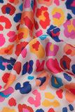 Funky Abstract Pattern Digitally Printed on Charmie Satin