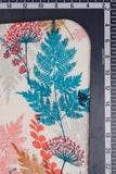 Multicolor Palm Leaves  Digitally Printed on Ananya Silk