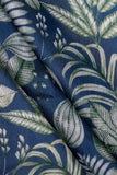 Green Leaf Plant Digitally Printed on Kiana Silk