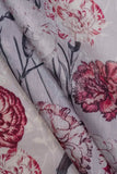 Fascinating Carnations Digitally Printed on Kiana Silk