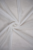 Plain White Chinnon Chiffon Viscose Base 60 GLM - saraaha.com - Accessories, Blouses, Breathable, Bridal Gowns, Chinnon Chiffon, Drapable, Dyeable White, Evening Dresses, Festive, Flowy, Formal, formal wear, Lustrous, RFD, SCarves, Sheer, Summer, summer wear, Tops, Viscose, Women Wear