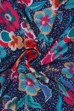 Aesthetic Floral Pattern Digitally Printed on Charmie Satin - saraaha.com - accesories, Casual, Charmie Satin, Comfy Casual, comfy casuals, Digital Print, dresses and more, Formal, gowns, home decor, indo western, kurtas, sarees, Satin, Shirts, skirts, Suits, tops, trimmings