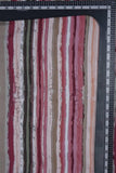 Red and Brown Color Stripes Pattern Digitally Printed on Rangna Silk - saraaha.com - Casual, Digital Print, ethnic kurtis, Festive, home decor, kurtas, lehengas, occasional garments, Rangna Silk, shirts, SILK
