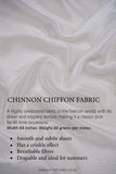 Plain White Chinnon Chiffon Viscose Base 60 GLM - saraaha.com - Accessories, Blouses, Breathable, Bridal Gowns, Chinnon Chiffon, Drapable, Dyeable White, Evening Dresses, Festive, Flowy, Formal, formal wear, Lustrous, RFD, SCarves, Sheer, Summer, summer wear, Tops, Viscose, Women Wear