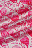 Pink Hearty Plantations Digitally Printed on Charmie Satin