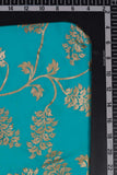 Elegant Leaf vine Foil printed on Tara Satin