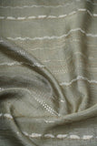 White Coloured Geometric Pattern Combined with Foil Work on Alina Silk - saraaha.com - Accessories, Alina silk, Festive, Kurtas, Kurtis, Screen Print, Screen Print Foil Work, SILK, Skirts, Suits, Tops Dresses, Trimmings