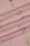 Pink Bloom Digitally Printed on Sylvie Silk