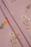 Pink Bloom Digitally Printed on Sylvie Silk