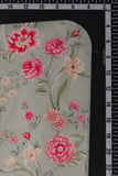 Rose-Orchid Garden Digitally Printed on Sylvie Silk