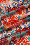 Stylish Summer Blossoms Digitally Printed on Kiana Silk