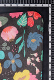 Multicolored Retro Floral Pattern Digitally Printed on Kiana Silk