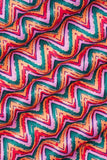 Kaleidoscopic Chevron Pattern Digitally Printed on Halley Silk